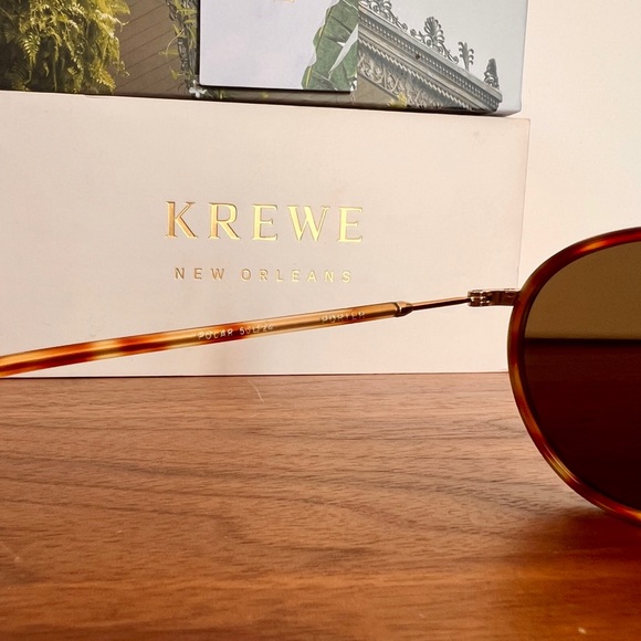 KREWE Sunglasses - PORTER - 12K Titanium + Hawksbill POLARIZED - Picture 8 of 10